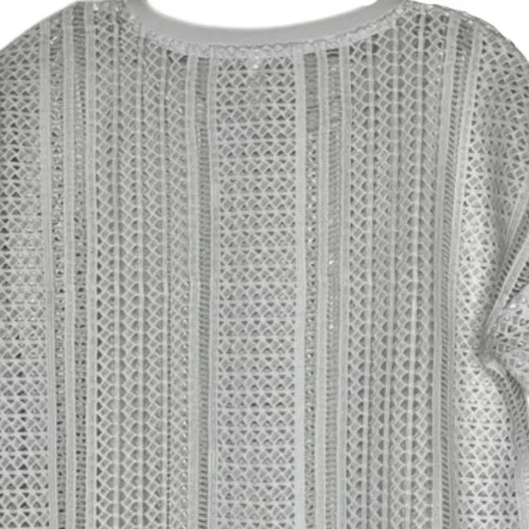 Fabletics Sophie Swim Gym Mesh Cover Up - White - S - Picture 5 of 7